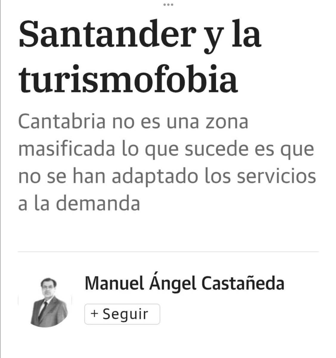 DolorTVerde's tweet photo. Declaraciones como estas solo alientan la masificación. Ciudades que no lo estaban terminaron saturadas por discursos irresponsables como estos. El turismo debe gestionarse con visión, no con mensajes que abran la puerta al desastre. ⚠️ #Cantabria https://t.co/9VKuSbpXSY