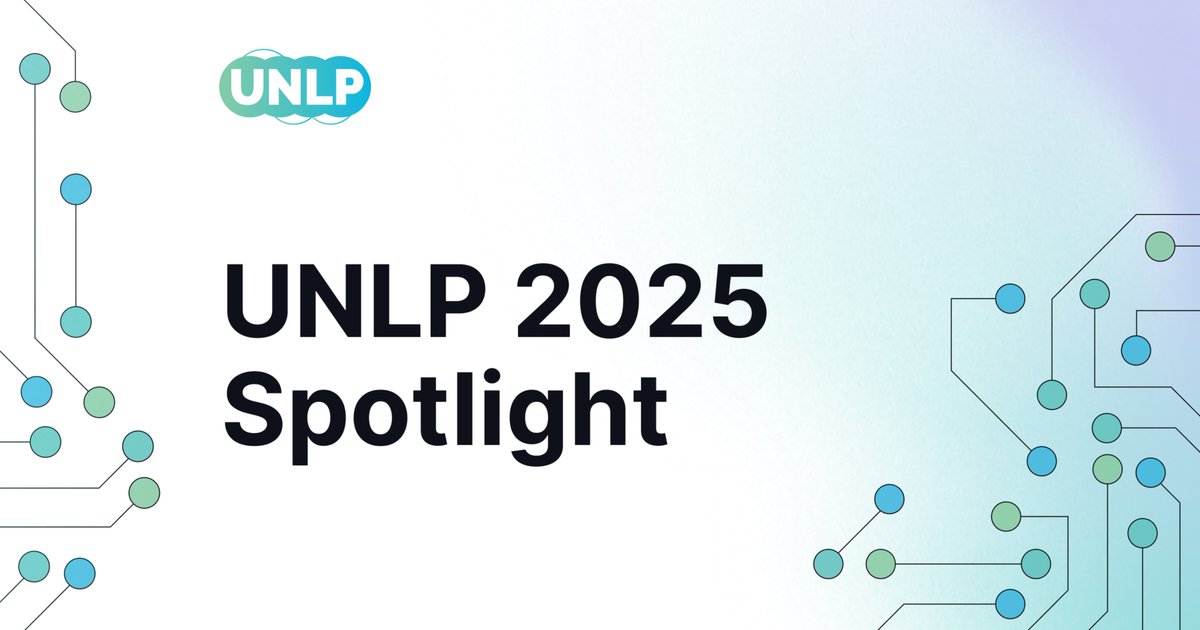 UNLP_conference's tweet photo. 📷 Spotlight📷

UNLP 2025 participants have selected the following talks as the most interesting! Check the 🧵and enjoy!

#UNLPWorkshop #acl2025 https://t.co/3S6DHbkrnJ
