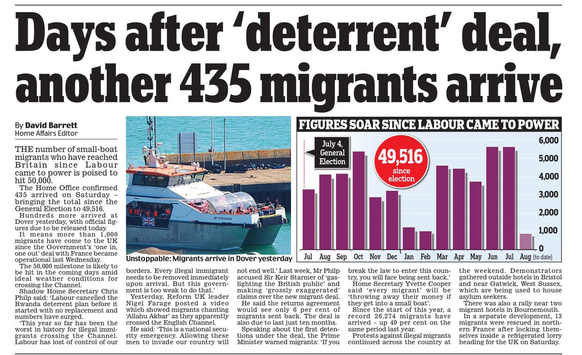 AgentP22's tweet image. Just checking in to see how "smashing the people smuggling gangs" was working out @YvetteCooperMP...