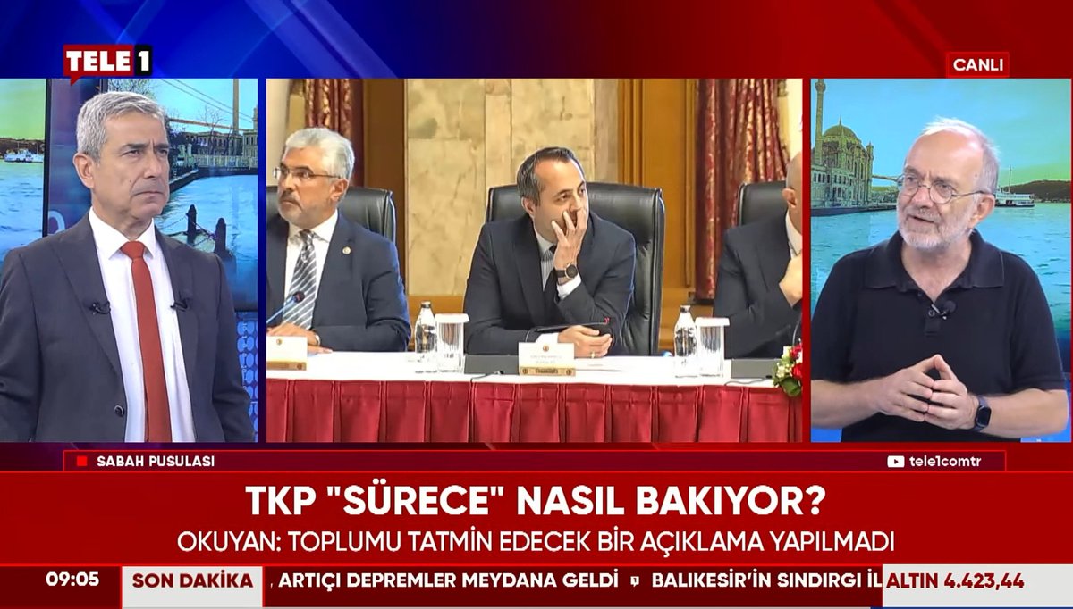 tkpninsesi's tweet photo. TKP Genel Sekreteri Kemal Okuyan, Musa Özuğurlu ile Sabah Pusulası programında, "Ülkemizin uçurumdan yuvarlanmasına izin vermeyeceğiz" bildirisinin ortaya çıkış sürecini özetleyerek sürecin ABD, İngiltere ve İsrail’in bölgesel operasyonlarıyla bağlantılı olduğunu, Türkiye’de laikliğin tasfiyesiyle dini temelli bir düzen kurulmaya çalışıldığını ve bunun, İsrail’in de dahil olduğu geniş bir bölgede ucuz emek sömürüsüne dayalı bir sermaye projesi olarak kurgulandığını vurguladı.

Programın tamamını izlemek için: 

https://t.co/Spl0R79WaW