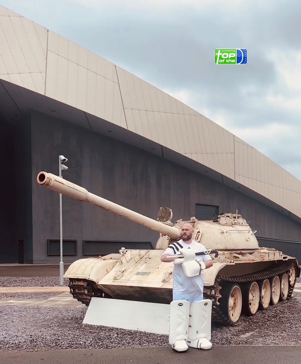 Bullet proof protection. 

Also pictured: Some sort of tank. 

Delighted to be supported once again by <a href="/mercianhockey/">Mercian Hockey</a> for the upcoming season. 💪

#WinBeforeYouPlay #MercianHockey #Mercian #MercianInManchester #Hockey #FieldHockey