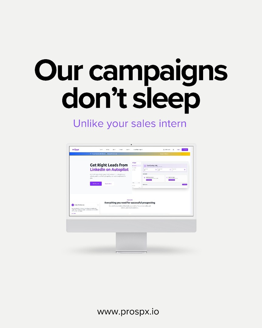 prospxio's tweet photo. Your intern needs coffee breaks.
ProspX just needs a prompt.
🚀 24/7 automated LinkedIn prospecting. Get leads while you sleep.

#LeadGeneration #B2BSales #LinkedInLeads #SalesAutomation #Prospecting #SalesTools #B2BMarketing https://t.co/pl5RbSf5Ng