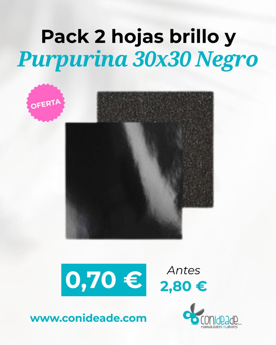 conideade's tweet photo. 2 hojas en brillo y otra con purpurina para todo tipo de trabajos de #scrapbooking, #tarjeteria y #decoración a un precio casi regalado ✅
.
Puedes ver los colores aquí 👉 https://t.co/x0kNWUxKPF
.
#conideade #tiendademanualidades #diy #handmade #creatividad #scrap #purpurina https://t.co/x6s1N6s4zW