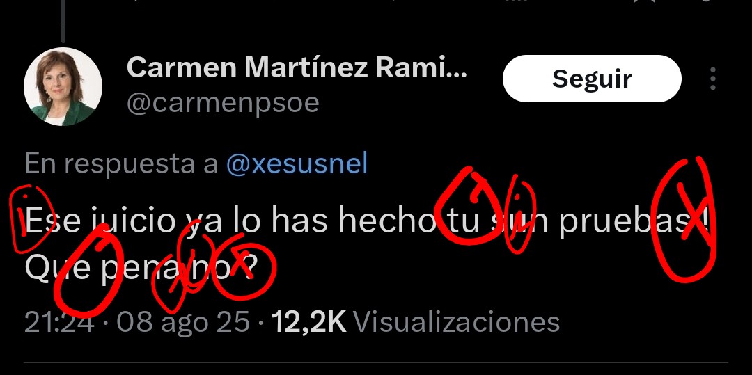 profsecundario's tweet photo. 12 palabras. 8 faltas.
Diputada socialista en Cortes. https://t.co/R2SyC4mlZ0