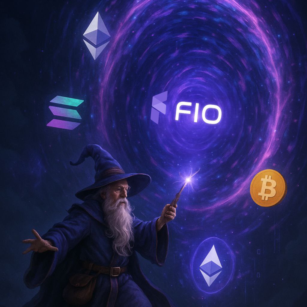 🪄 The Magic of Interoperability Why juggle multiple wallet addresses when  you can weave them into one? With #FIOProtocol, your single FIO Handle  connects to #Bitcoin, #Ethereum, #Solana, and beyond, making crypto