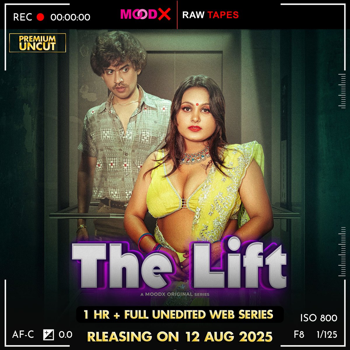 🚨 1 Lift. 2 Strangers. Unlimited Heat! 🔥
When the ride stops… the tension starts!
Get ready for 1 HR+ of FULL Unedited Bold Drama in The Lift.
📅 Releasing on 12th August 2025
📺 Only on moodx.tv | 📲 Download APK Now

#MoodX #TheLift #BoldSeries #UncutDrama