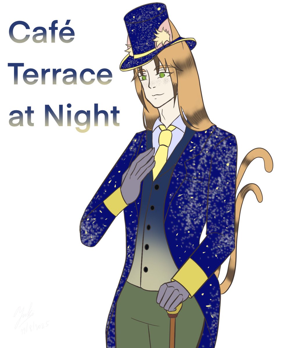 #ArtGALA_MPC | Café Terrace at Night, Vincent van Gogh (Sky part)

เมื่อเห็นว่ามีงานกาล่าธีมงานศิลปะแล้วก็สนใจอยากลองออกไปเปิดหูเปิดตาดูบ้าง เลยไปชวนแฟนดูจนได้ใส่ชุดธีมผลงานเดียวกันแต่คนละส่วนล่ะ

“ดีใจที่มาด้วยกันนะ”