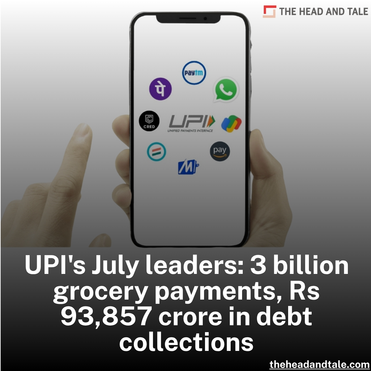 theheadandtale's tweet photo. #Groceries and #supermarkets stood out as the highest transacting categories in #UPI payments, recording over three billion transactions worth Rs 64,881.98 crore in the month of July.  #NPCI
https://t.co/LBxl3VxRTa https://t.co/LOUuNQYLc6