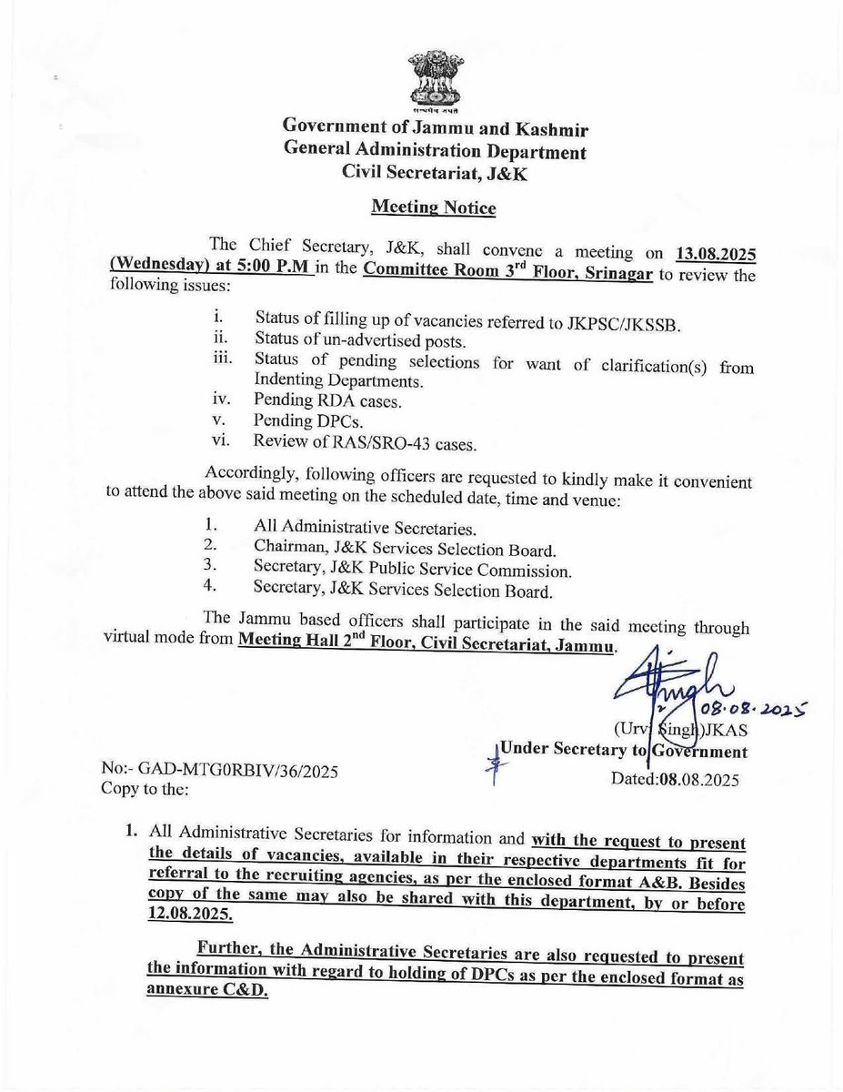 sufi_tahir19's tweet photo. Jinab @OmarAbdullah What is the status of the cabinet sub-committee's report on reservation policy? If the letter is genuine, it would substantiate the claims made during your last interview line "yeh OM wale kya kar sakte hain, kuch din shor kareingy ".
@sajadlone @tasaduq_yaseen @imrankehwah @NasirKhuehami @Faizanpeer_