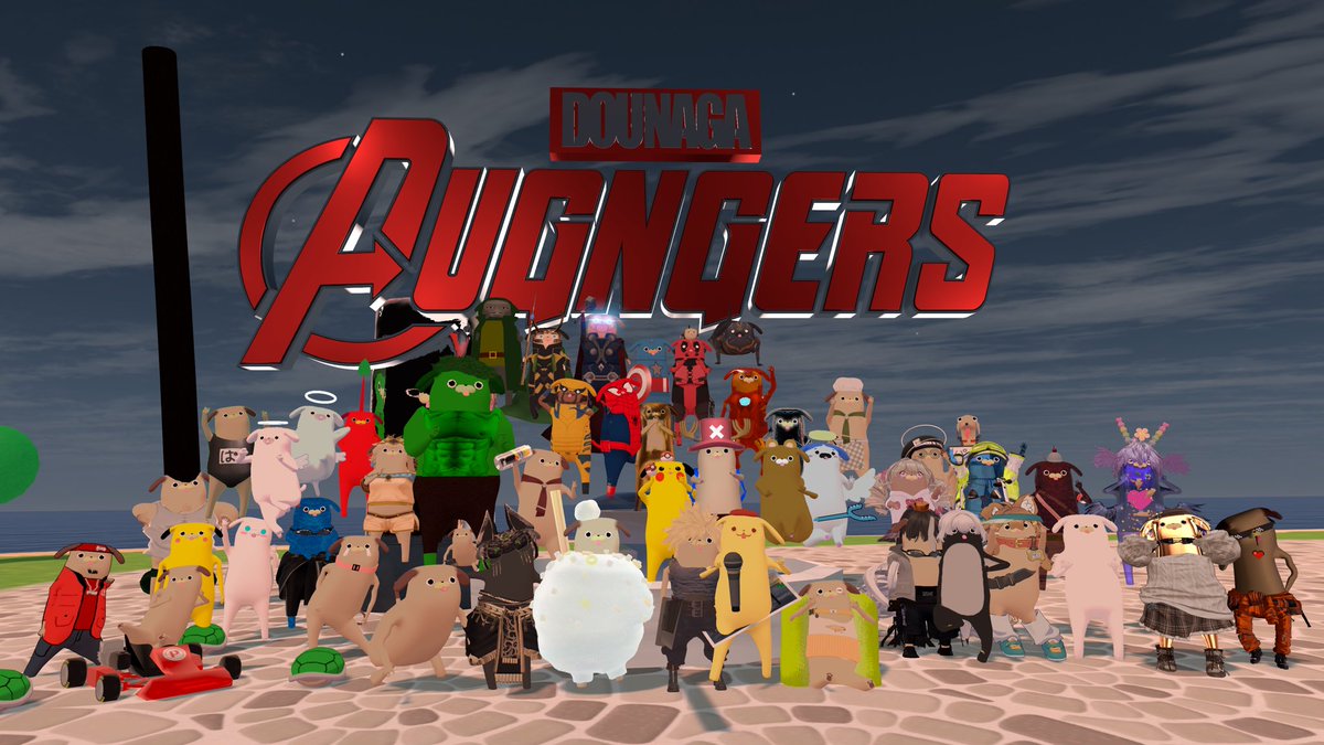 胴長パグンジャーズの大半のテクスチャを描きました
パグ集会までに漏らさずに温めておいたものなので皆さんの反応が良くて描いて良かったぁ〜ってなりました
スパイダーパグ担当アクアでした
#パグ3D