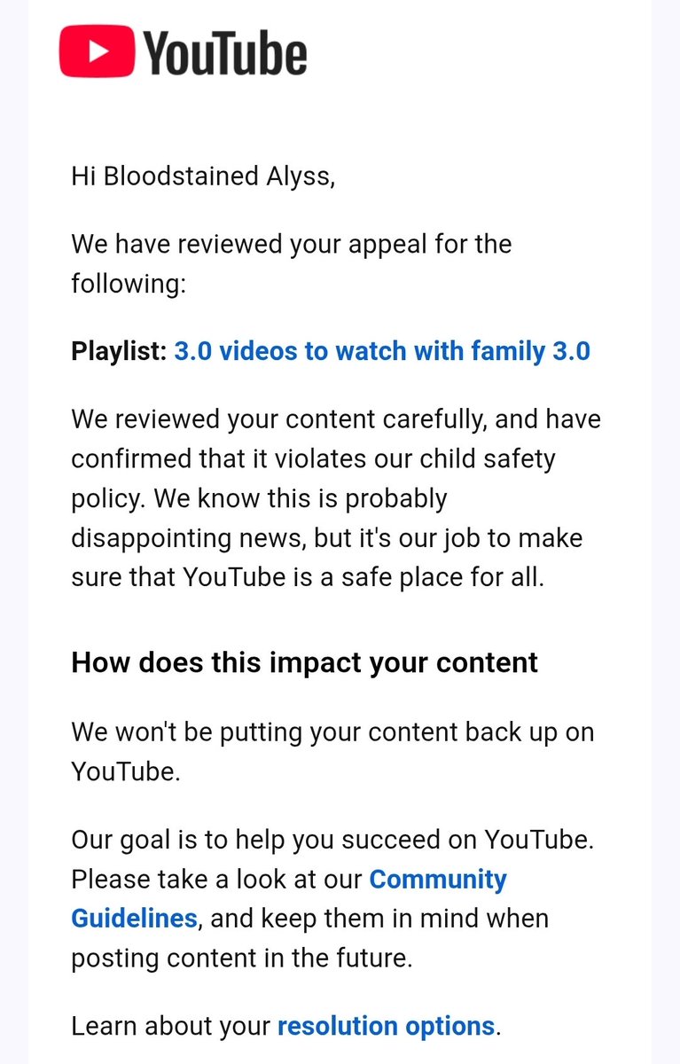 <a href="/YouTube/">YouTube</a> fucking ridiculous. It's like you don't even f****** look at what you're Banning or removing anymore. Nor will you even bother to give anything a proper look over or a proper response it's disgraceful. It hasn't even been 10 minutes which is how I know you didn't
