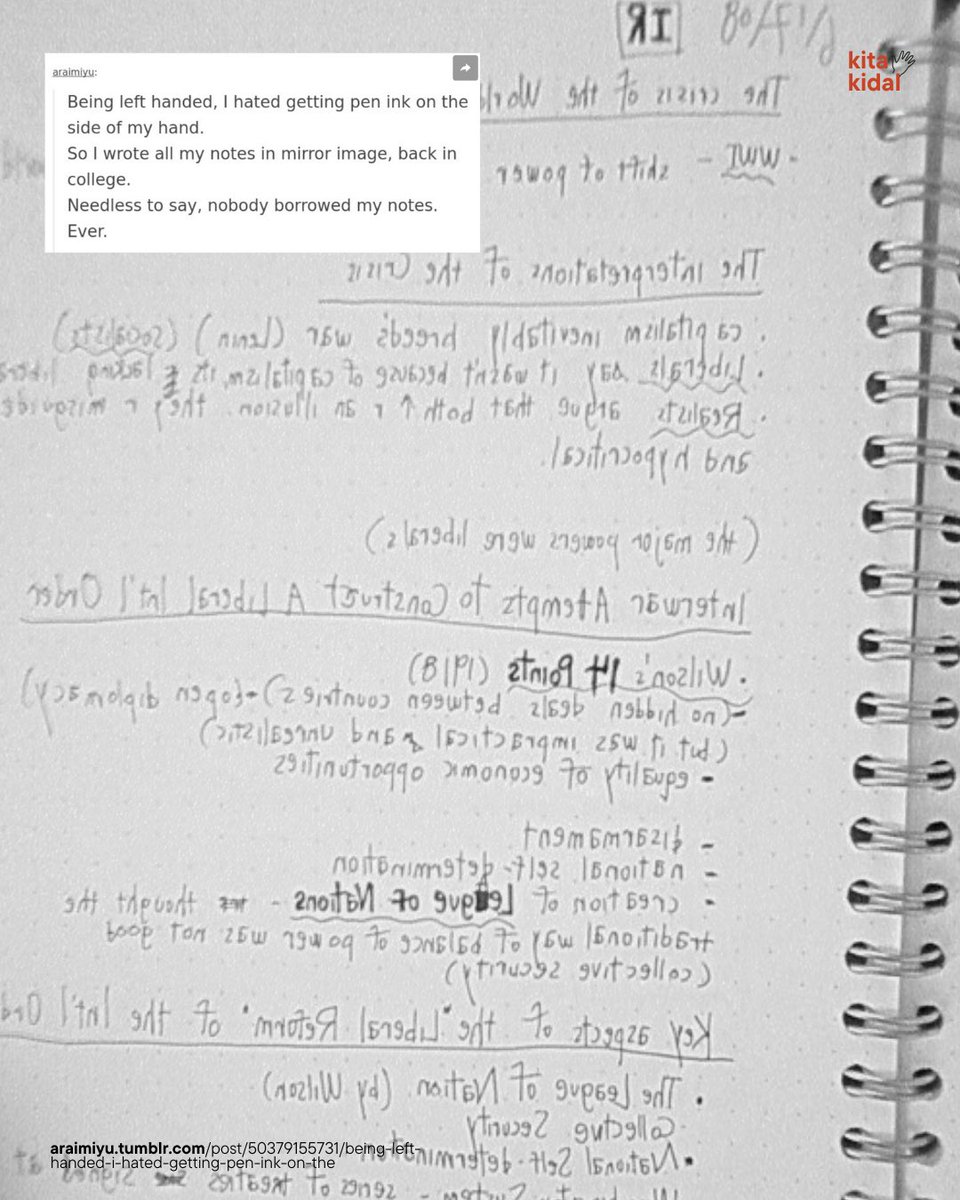 ulfija's tweet photo. Bagi yang relate dgn #leftyproblems, yuk isi:
https://t.co/FeDaBkD176 hihi πβΊοΈ https://t.co/GJPxWmCSNI