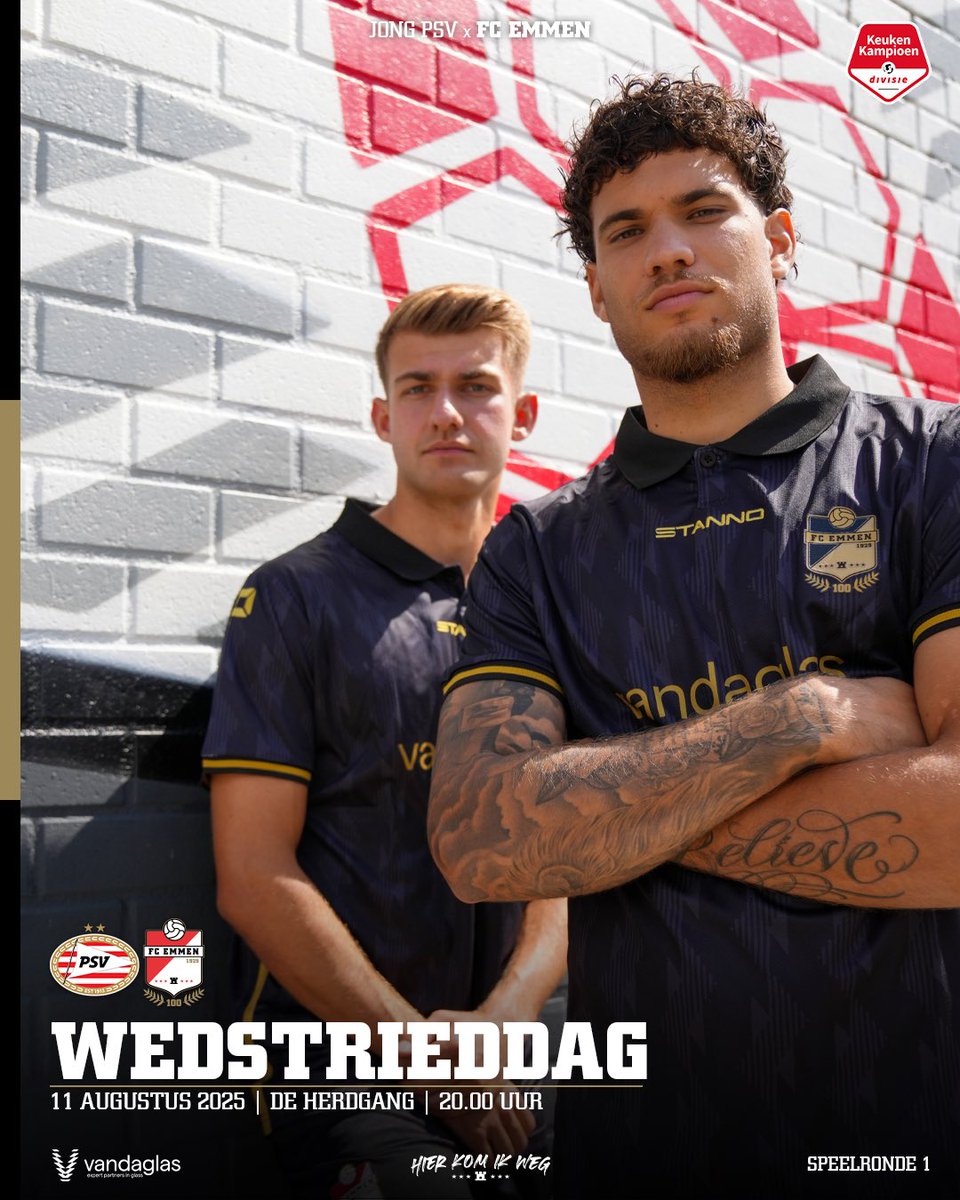 𝗩𝗮𝗻𝗮𝘃𝗼𝗻𝗱 𝗴𝗮𝗮𝗻 𝘄𝗲 𝘃𝗮𝗻 𝘀𝘁𝗮𝗿𝘁! 🔥 

Meer dan 110 Emmenaren steunen ons in Eindhoven! Jij toch ook?

Haal tot 12.00 uur je kaartje! 🙌

🔗 tickets.fcemmen.nl

#jpsEMM #100jaarEmmen #VanOnsVeurAltied #HIERKOMIKWEG