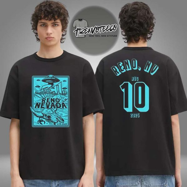 Trenvoteeco's tweet image. 311 Band At Reno NV Event Merch On August 10 2025 Two Sided Unisex T-Shirt
#ThreeEleven
&amp;gt;&amp;gt;&amp;gt;Check it here:trenvoteeco.com/product/311-ba…