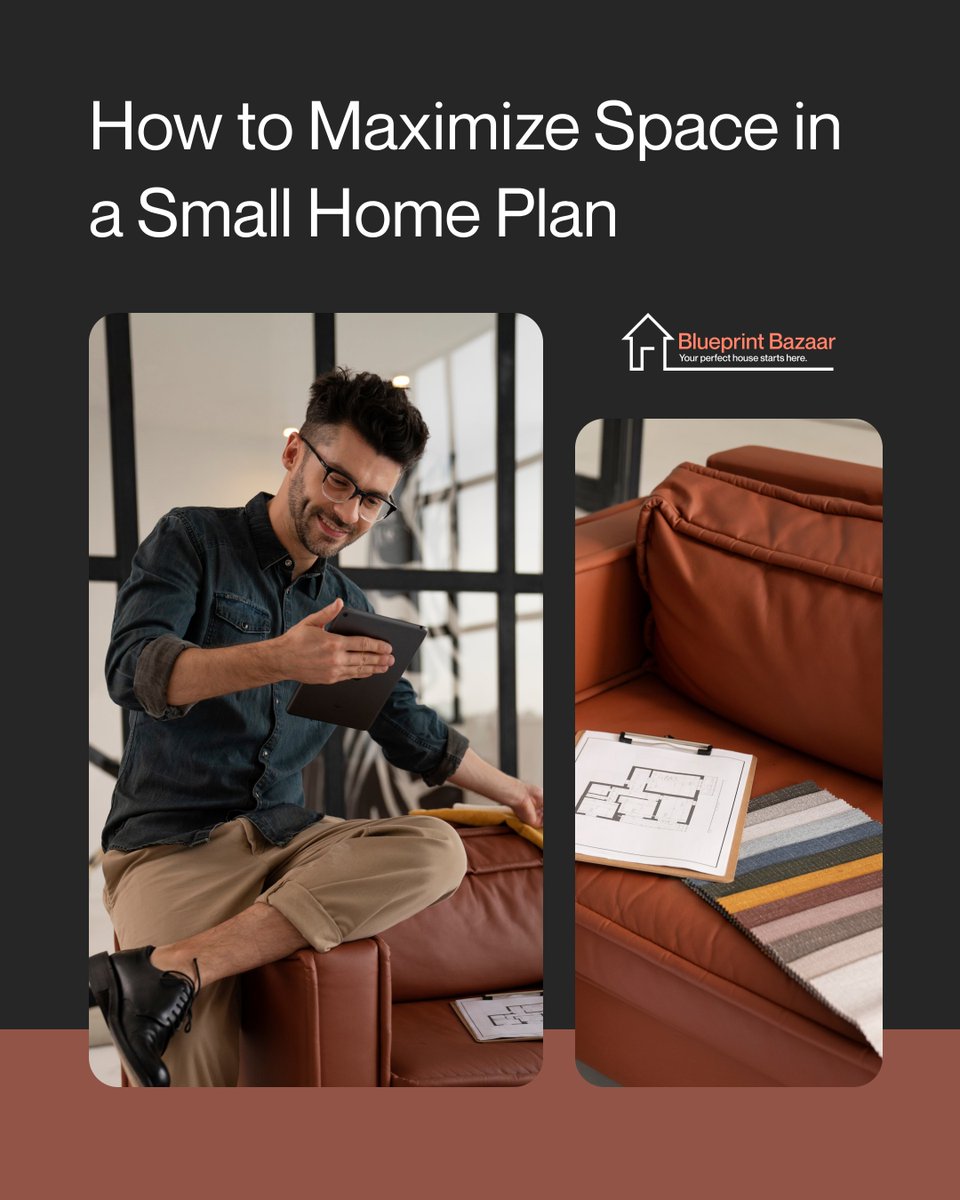 blueprintbazaar's tweet image. Maximize Space in Small Home Plans
🟧 Maximize every inch:
✔️ Vertical design, open shelving, multi-functional furniture.
Blueprint Bazaar’s small home plans maximize space.

#SmallHomeDesign #SpaceEfficiency #BlueprintBazaar