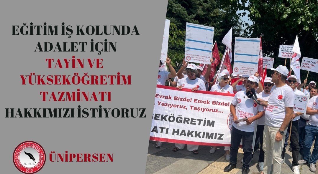 Bugün gerçekleştirilen 8. Dönem toplu sözleşme eğitim iş kolu müzakere toplantısında üniversite idari personelinin tayin ve yükseköğretim tazminatı sorunlarına çözüm üretilmek zorundadır. 
Üniversitelerde 45 yılın mağduriyetinin son bulması için tayin sisteminin puana dayalı