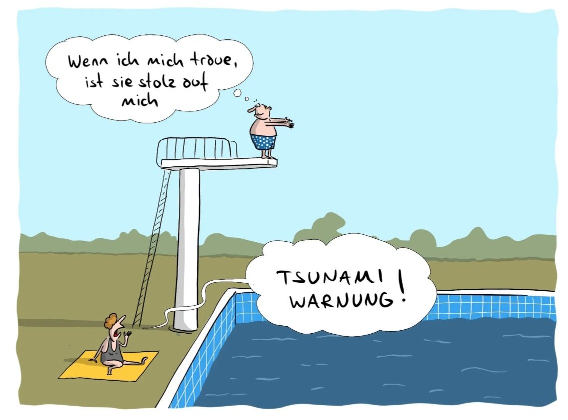 Guten Morgen an meine Follower und alle die mich gerne lesen, konnte nicht ausschlafen, denn der Mond hat mich wahrscheinlich im Griff. Gleich nach dem Frühstück ins Schwimmbad, ab Mittag einfach zu voll und zu warm. Der Herr der mir gegenüber sitzt möchte mich begleiten ! 😆