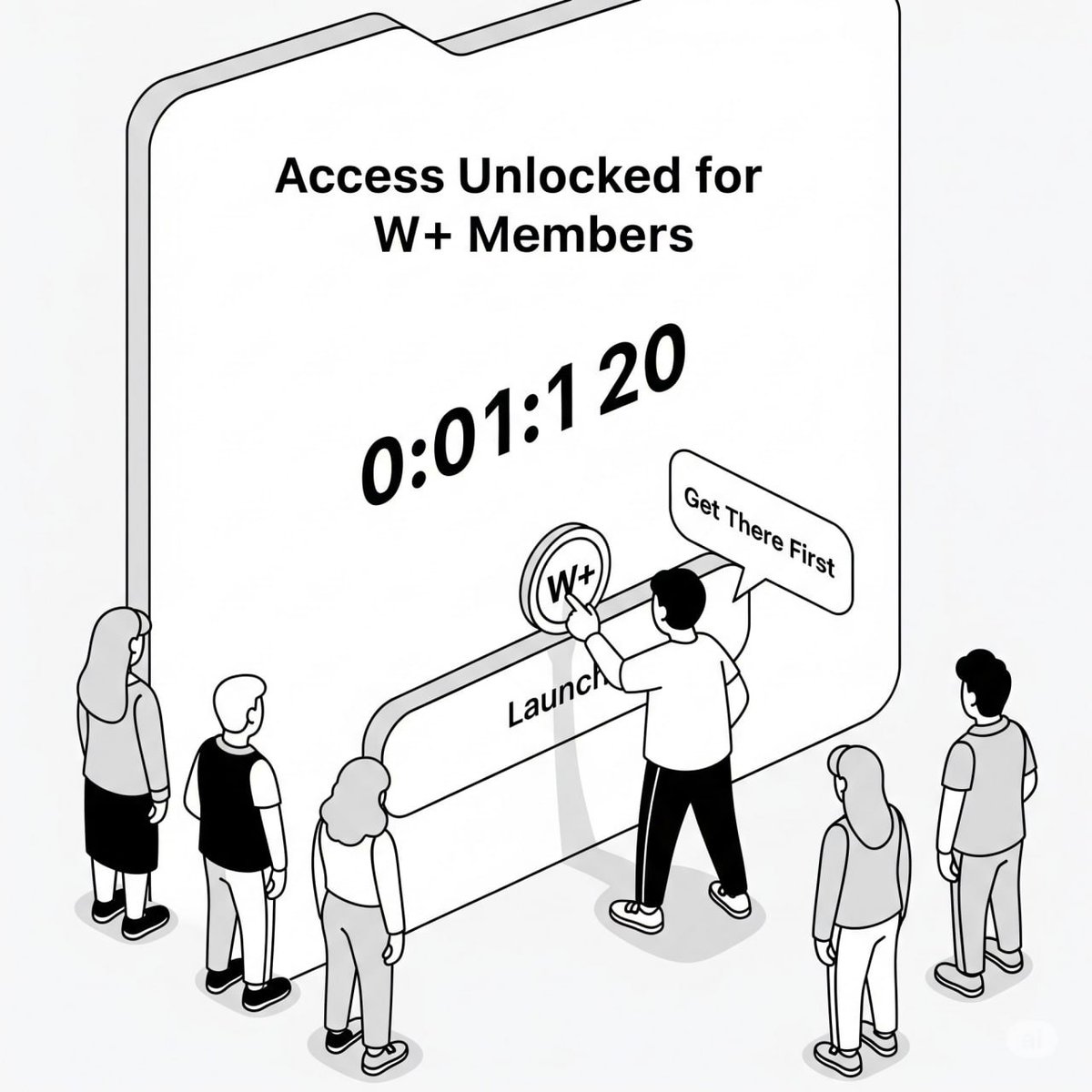 chesa2022's tweet image. The countdown to golden opportunities starts now.
W+ Members get early access to secure the gains before anyone else. Be the first to step into a future full of possibilities.#NextLevelCrypto #WChain