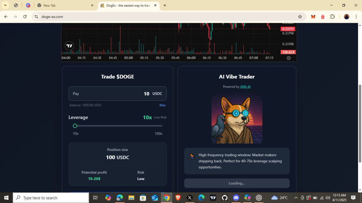 iam_Arabcoin's tweet photo. 3/
Connecting my wallet was smooth & quick ⚡ A couple of clicks and I was in.
No endless forms or annoying steps just straight to the action.
Exactly how DeFi onboarding should be. #DogexPerps https://t.co/VQSC78ZHsa