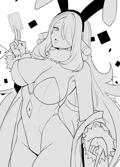 バニーシロナさん途中 