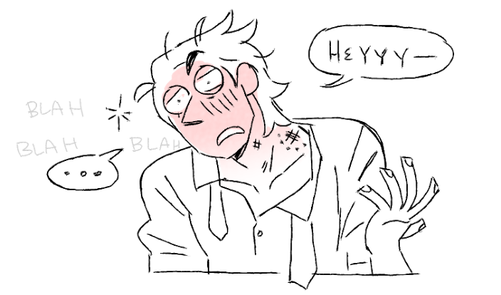 divorceslop's tweet photo. (suggestive?) more human au stuff. releasing this from my wips as is (1/2) https://t.co/JVf5xp6xGH