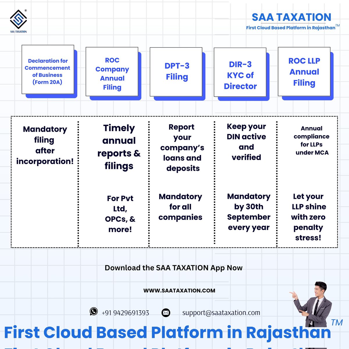 Saataxationpali's tweet photo. 💼 Simplify Your ROC Compliance!
Stay on top of filings like AOC-4, MGT-7, DIR-3 KYC & more 🚀 Avoid penalties, meet deadlines, & keep your company compliant.
📲 DM us or call +919429691393
#ROCCompliance #PrivateLimitedCompany #AOC4 #MGT7 #DIR3KYC #CompanyFiling #Compliance https://t.co/k8YqINozhG