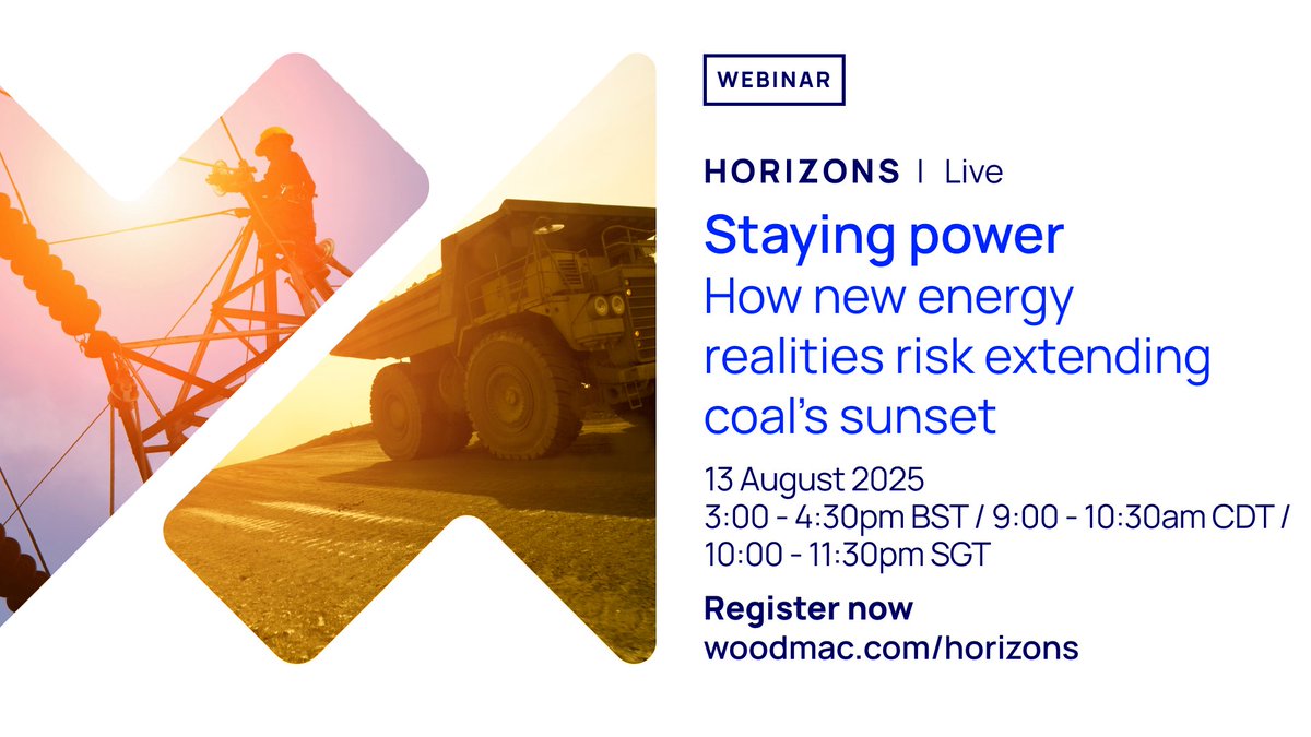 Coal’s comeback?

Despite net zero goals, coal’s grip on global power may be tightening. Join our upcoming Horizons Live as our expert panel will explore what’s fueling its staying power and what it means for the future of energy.

13th August 2025 - live expert panel and