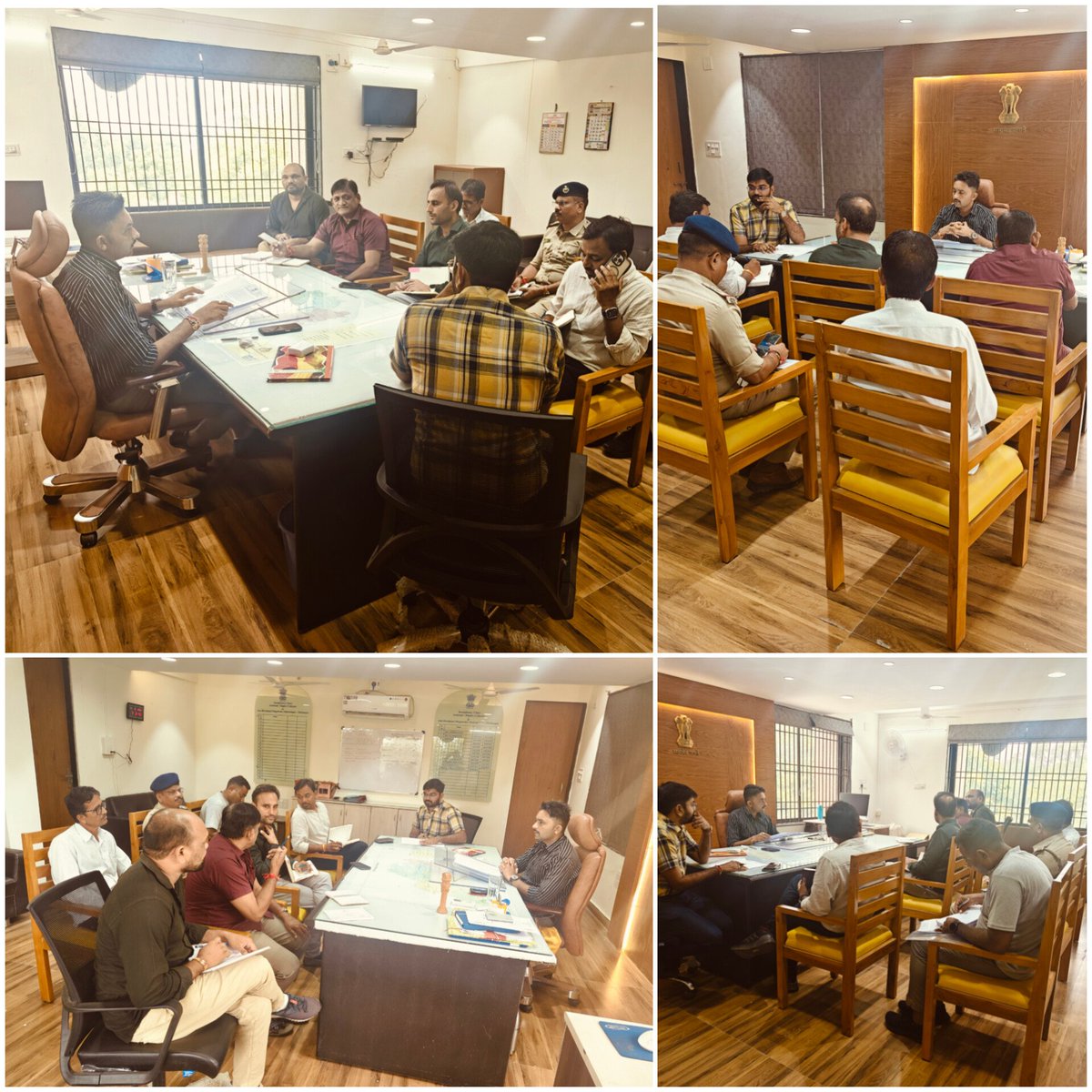 આજ રોજ અત્રેની પ્રાંત કચેરીએ ૧૫ મી ઓગસ્ટ-૨૦૨૫ (સ્વાતંત્ર દિન)ની તાલુકા કક્ષાની ઉજવણી અંગેના કાર્યક્રમની પૂર્વ તૈયારી અન્વયે મિટિંગનું આયોજન કરી જરૂરી સૂચનો આપવામાં આવ્યા. <a href="/collectormahi/">District Magistrate & Collector Mahisagar</a> <a href="/revenuegujarat/">Revenue Dep. Gujarat</a> <a href="/JayantiRavi/">Jayanti Ravi</a> <a href="/collectormahi/">District Magistrate & Collector Mahisagar</a> @info