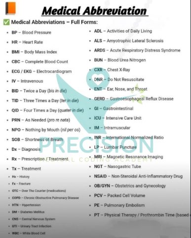 Quomi8's tweet image. Key medical abbreviations every coder must know to avoid errors and ensure compliance.
quomi.com/groups/quomi-q…
#quomi #quomiquickies #MedicalCoding #Abbreviations #Healthcare #CodingTips #MedicalCoders #Accuracy #Compliance #MedicalBilling