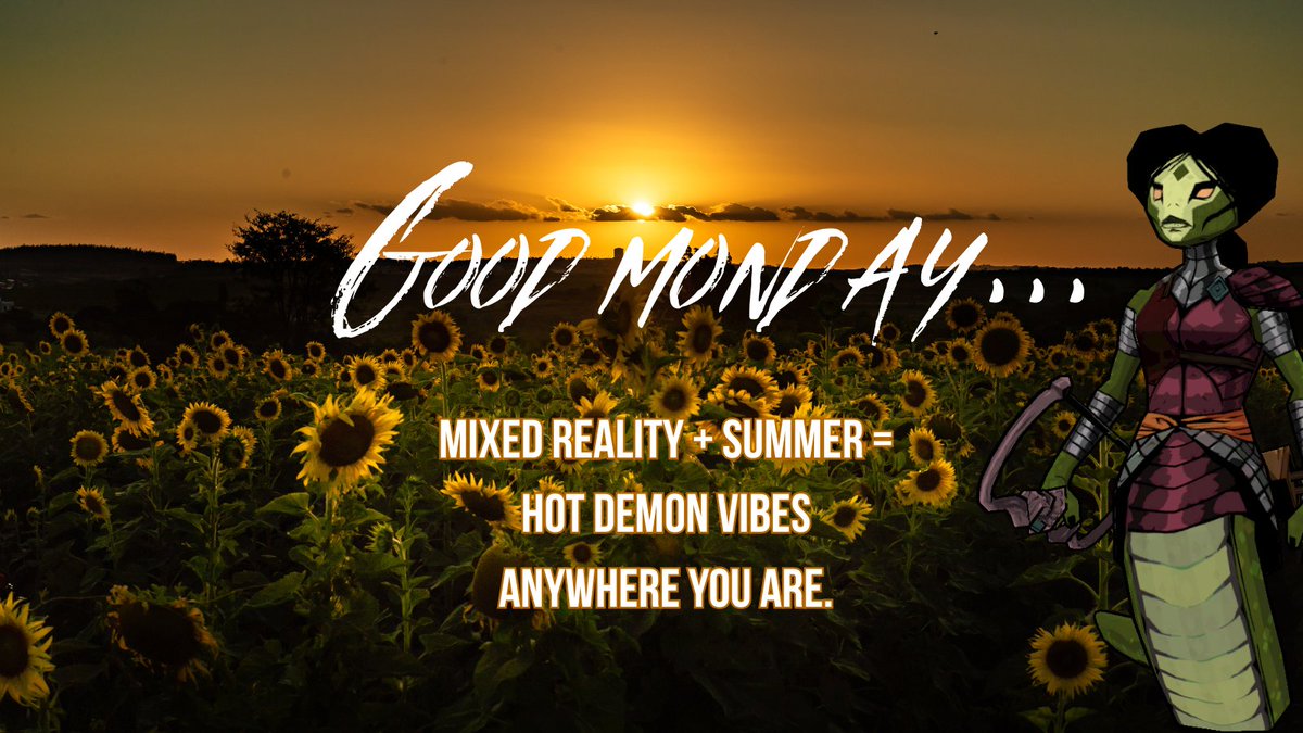 Happy Monday, I guess. Time to pretend I’m productive until it’s socially acceptable to nap...

#vr #gaming #evil #quest3 #steam #mixedreality