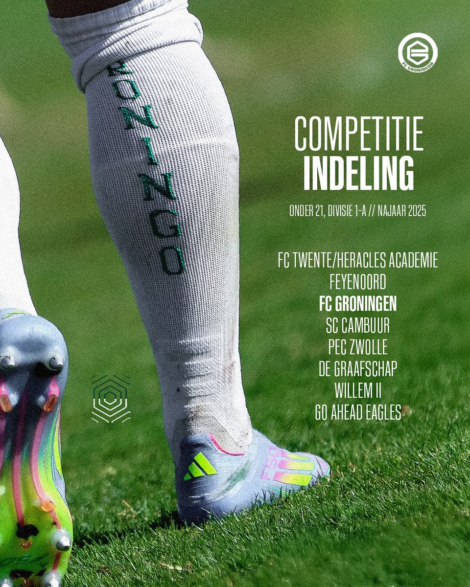 Onder 21 ↝ competitie-indeling najaar 2025 = ☑️