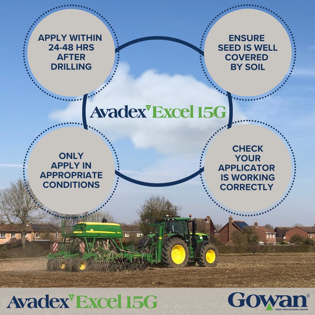 GowanUK's tweet photo. Follow these important tips when using Avadex Excel 15G this season! https://t.co/j3YPCFAMwH