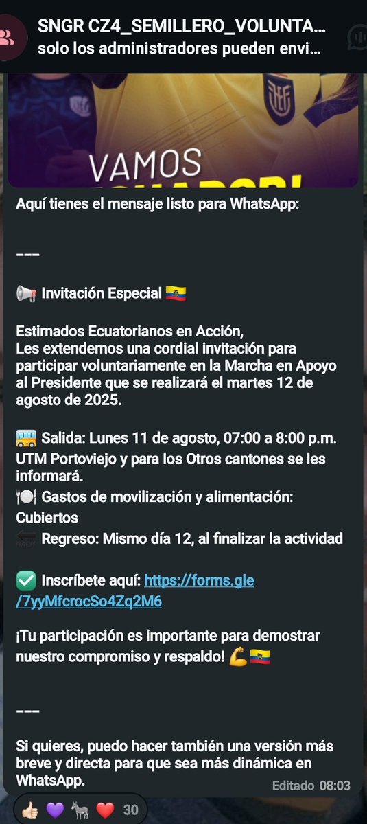 iguillen9734's tweet photo. @jeanclaudiogua2 Soy FLORINDO SOY SOPERUTANO   VOTO POR ESTA BASURA @DanielNoboaOk @Presidencia_Ec @MinGobiernoEc NO TENGO PLATA PARA LOS HOSPITALES PERO SI TENGO PLATA PARA PAGAR MOVILIZAR BURROS A UNA MARCHA https://t.co/L3W1Qv6IhS