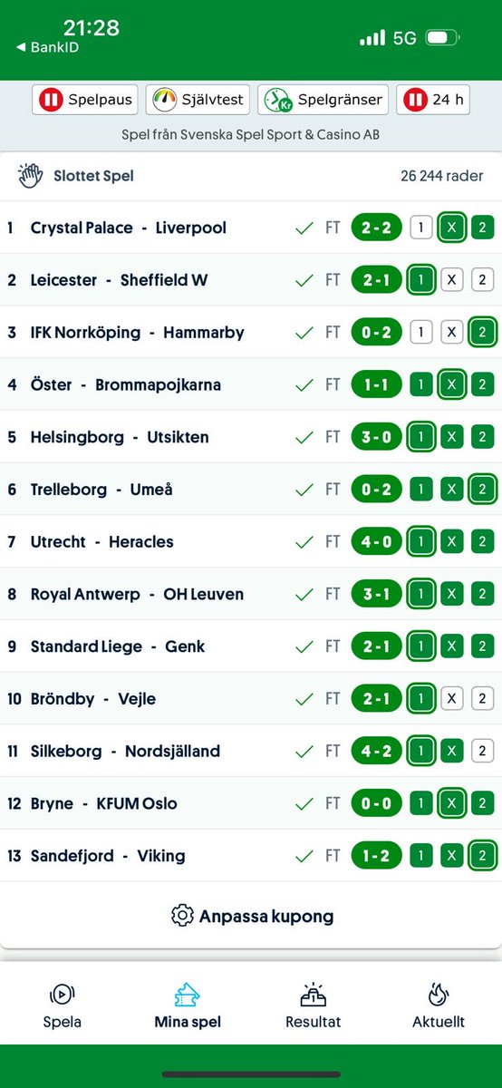 Slottetspel's tweet photo. Vi avrundar en fin helg med 122.896 kr (7.641 kr/andelen) inspelat på Slottets Stora ET. Ny vecka nya tag väntar✅ https://t.co/YVlzbmHHoo