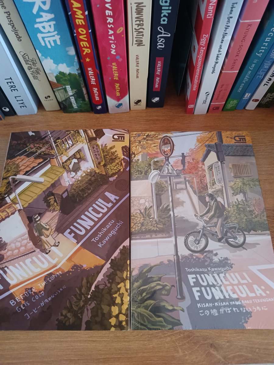 roseee088's tweet photo. @forursenja Aku ada kak, funiculi funicula 1 &amp; 2, good condition (tanpa lipatan, tanpa coretan, tidak ada bercak kuning)

💸 Funiculi 1 (preloved) 50k
💸 Funiculi 2 sealed 55k

Take all only 95k🫶 https://t.co/hHzcoVG1yj