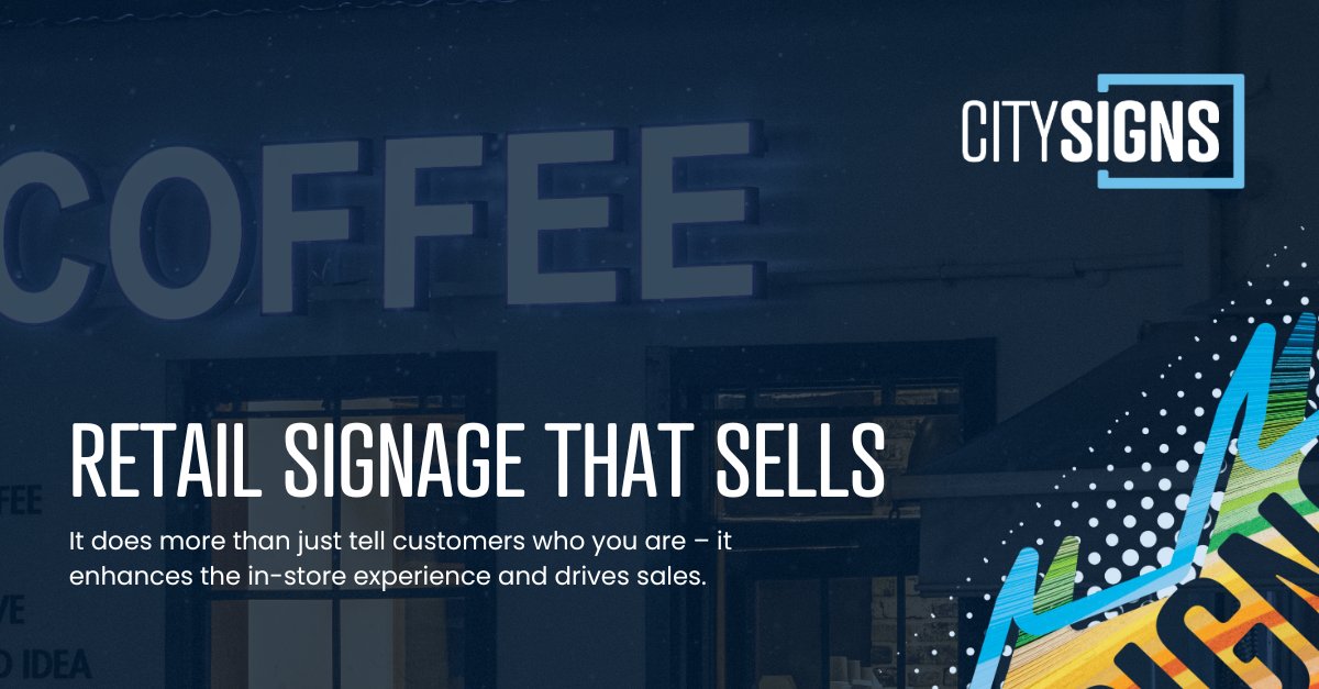 Here at City Signs, retail signage is a specialism.

From bold fascias to POS displays, pop-up signage to illuminated signs, we’ll work with you to create retail signage that fits your brand and your budget.

Explore your options: citysigns.co.uk

#WorcestershireHour