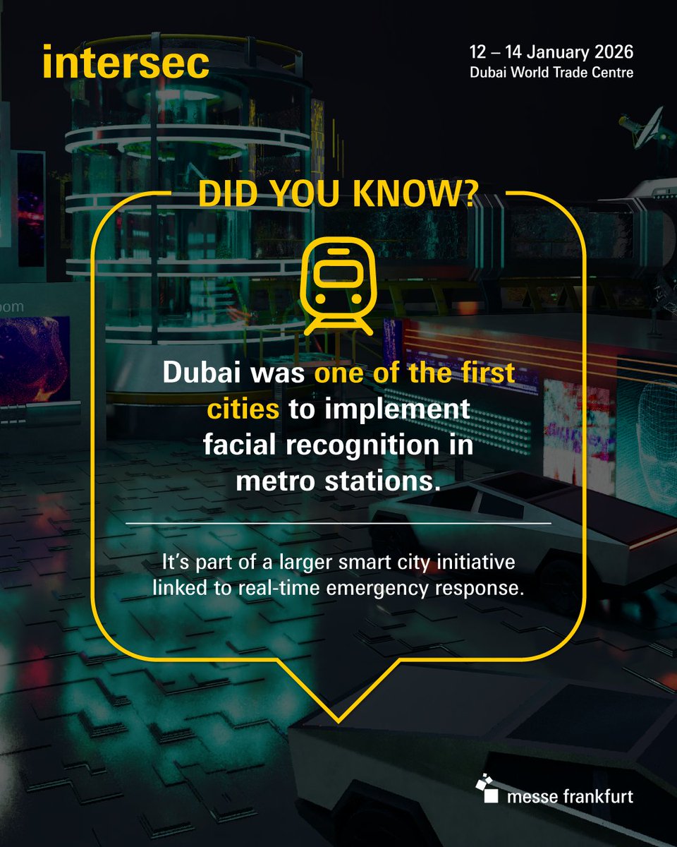 intersecglobal's tweet image. Security is no longer reactive - it’s intelligent, connected, and predictive. As cities grow smarter and threats evolve, the technologies protecting us are stepping ahead of the curve.

Enquire to exhibit – ow.ly/obNH50WyuPl

Source - Grand view research.

#IntersecExpo
