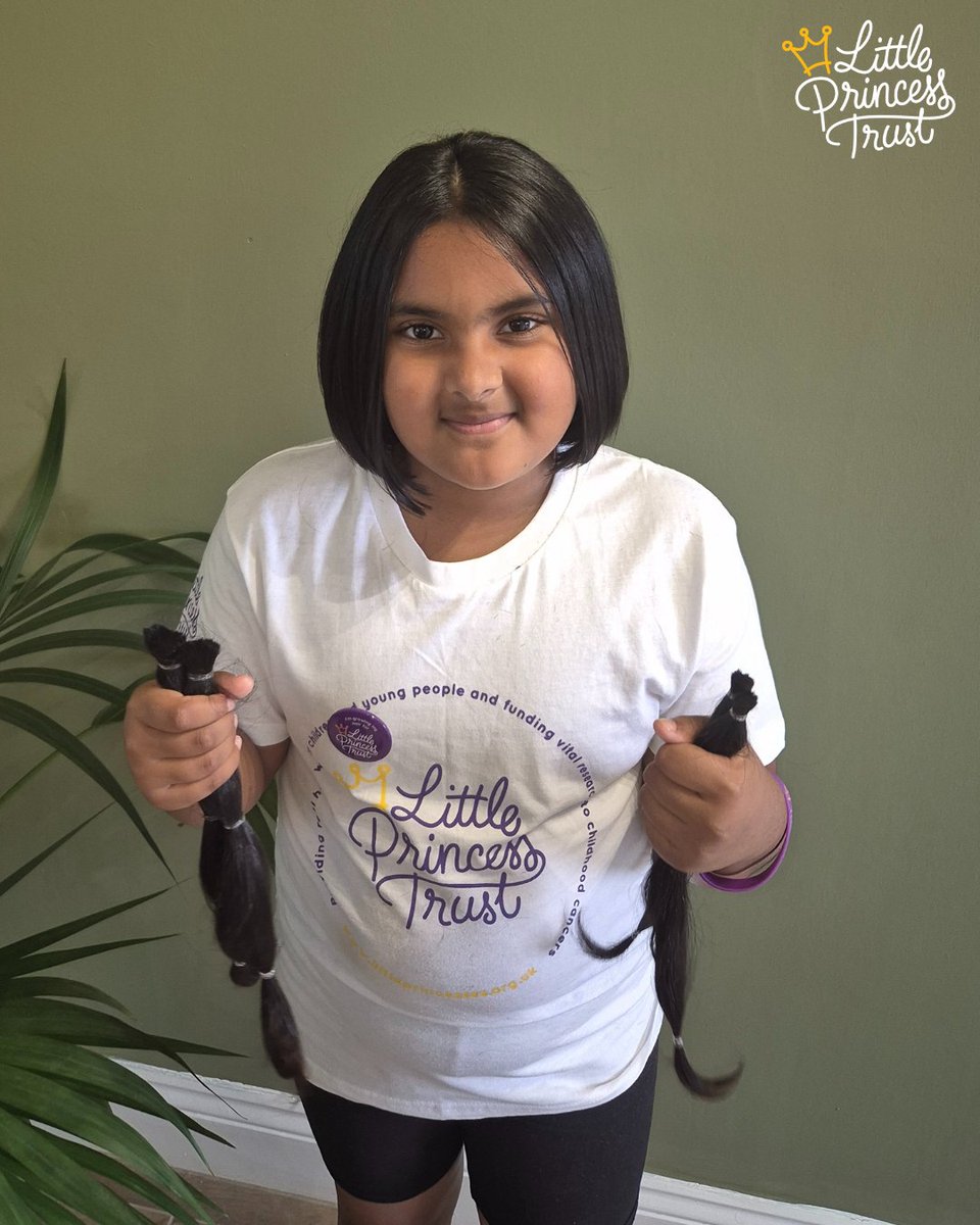 Amazing Aria has donated her hair to LPT! 🤩

Donating a whopping 12 inches of hair, this SuperHairo has also managed raise more than £1,000 for our mission of giving Hair and Hope 💜👑

Click here to get involved 👉 ow.ly/VIuf50WA7iT