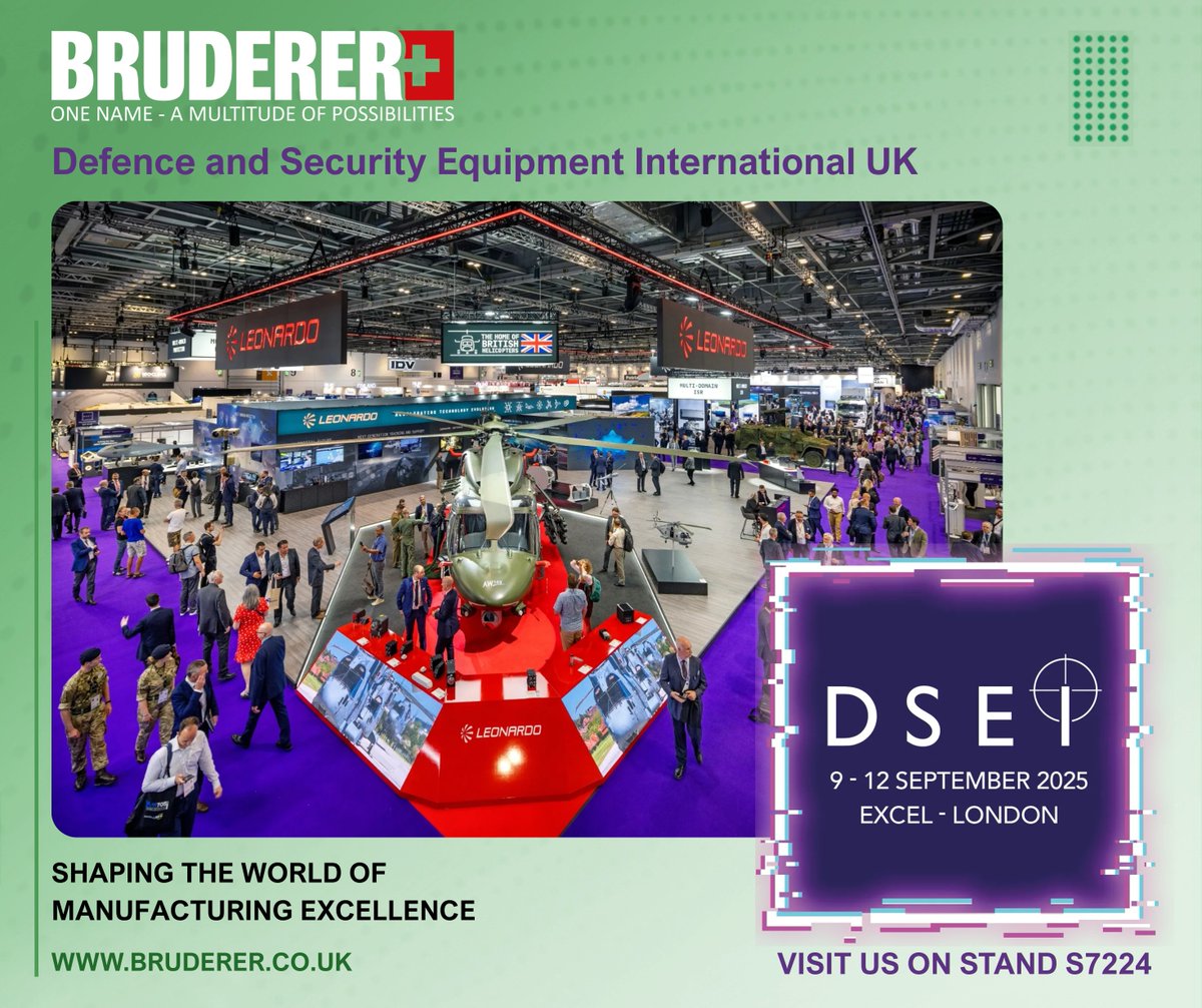 Just 4 weeks until #DSEI2025! We're excited to join the world’s leading defence &amp; security event at ExCeL London. Visit us at Stand S7-224 to see how we’re transforming production and service solutions
📅 9–12 Sept | 📍 ExCeL London
#DefenceInnovation #ukmfg