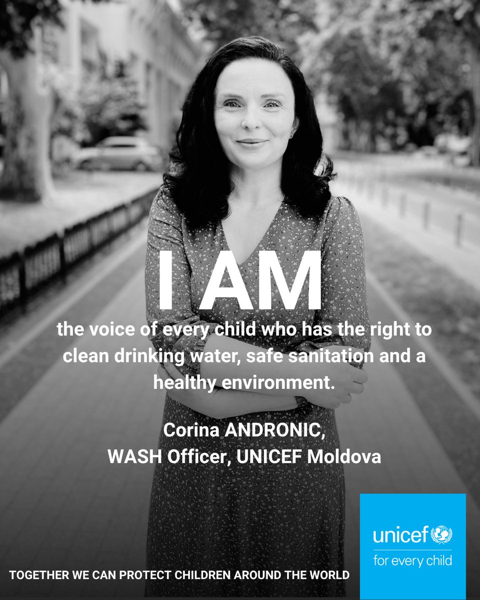UNICEF Moldova 🇲🇩 (@unicefmoldova) on Twitter photo 💧Every child has the right to safe water, sanitation & a healthy environment. Corina Andronic, WASH Officer at <a href="/UNICEFMoldova/">UNICEF Moldova 🇲🇩</a>, joins #IAMForEveryChild campaign to turn that right into reality - in every home, school & community💙
#WaterForEveryChild #UNICEFMoldova30years #WASH 💧Every child has the right to safe water, sanitation & a healthy environment. Corina Andronic, WASH Officer at <a href="/UNICEFMoldova/">UNICEF Moldova 🇲🇩</a>, joins #IAMForEveryChild campaign to turn that right into reality - in every home, school & community💙
#WaterForEveryChild #UNICEFMoldova30years #WASH