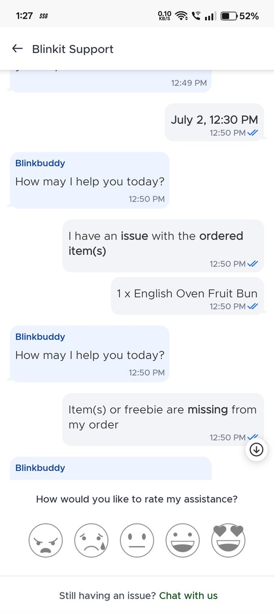Harshieei's tweet photo. Blinkit is honestly the worst.  Every time I order pet food, something’s missing or swapped. Today? Ordered a cat toy → got dog food instead.  Asked for refund, got a useless promo code. Won’t ever use @letsblinkit again. Attaching proof (all from different day) . #BlinkitFail https://t.co/aP8peY6uRa