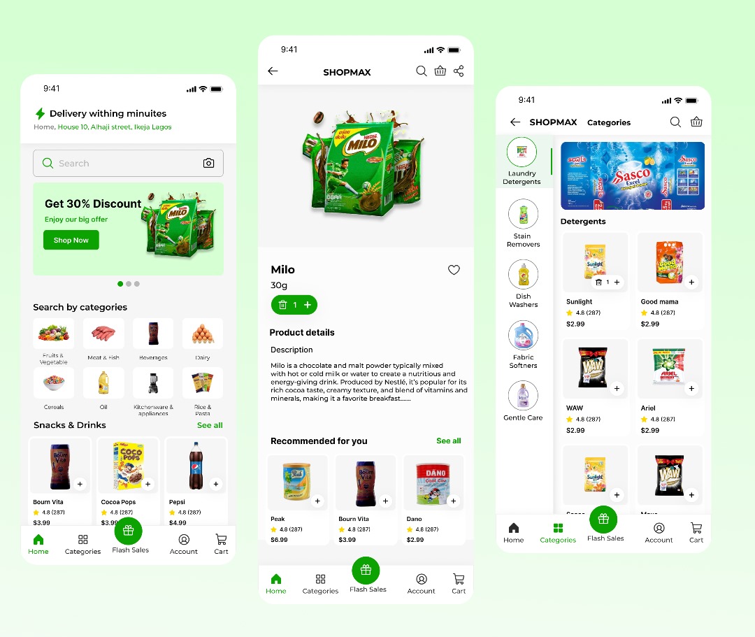 UI/UX NINJA 🥷 (@otunlobam) on Twitter photo Monday a good day for fresh designs and smoother shopping experiences. 🛒🔥
Here is my design for the day 5 Design challenge with <a href="/DesignerAgba/">Agba designer— De_Web3 Guy</a>
#UIUXDesign #MondayMotivation
#EcommerceDesign Monday a good day for fresh designs and smoother shopping experiences. 🛒🔥
Here is my design for the day 5 Design challenge with <a href="/DesignerAgba/">Agba designer— De_Web3 Guy</a>
#UIUXDesign #MondayMotivation
#EcommerceDesign