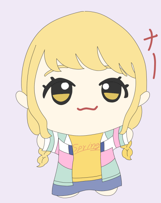 Kakiya_7's tweet photo. ことね描くためにことぬいで練習してた https://t.co/I704dxchtk