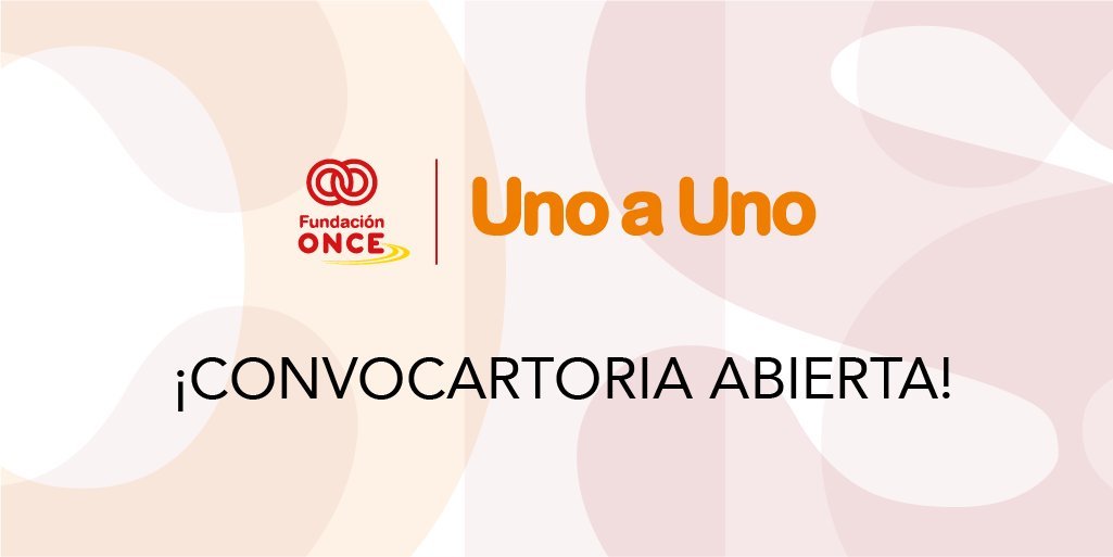 📢 ¡Convocatoria UNO A UNO del Programa de Inclusión Social (PIN) 2025-2026!

Desde Fundación ONCE, abrimos esta convocatoria, cofinanciada por el FSE+, para entidades que trabajen en proyectos que refuercen la #empleabilidad de personas con #discapacidad y fomenten su inclusión