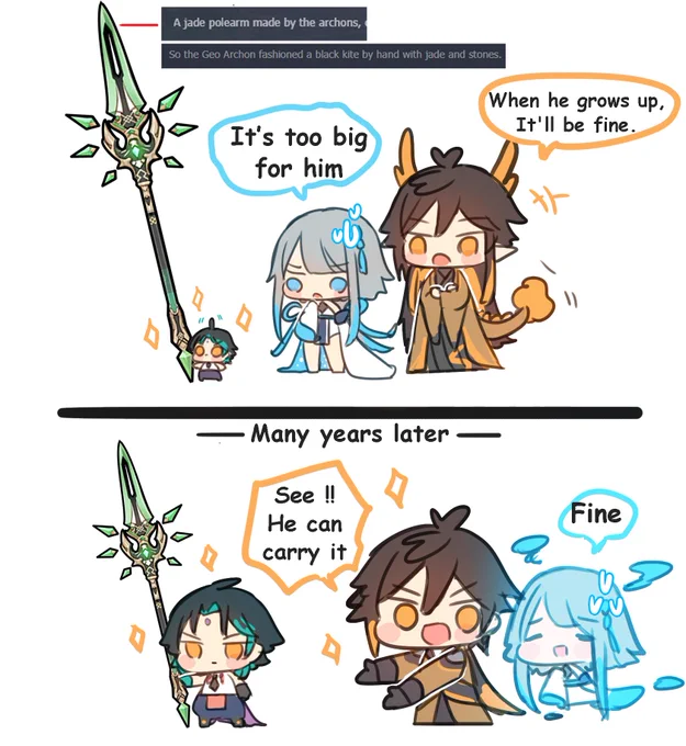 He has already calculated it. 🤣🤣🤣
#guili #guizhong #xiao #zhongli #guilifamily 