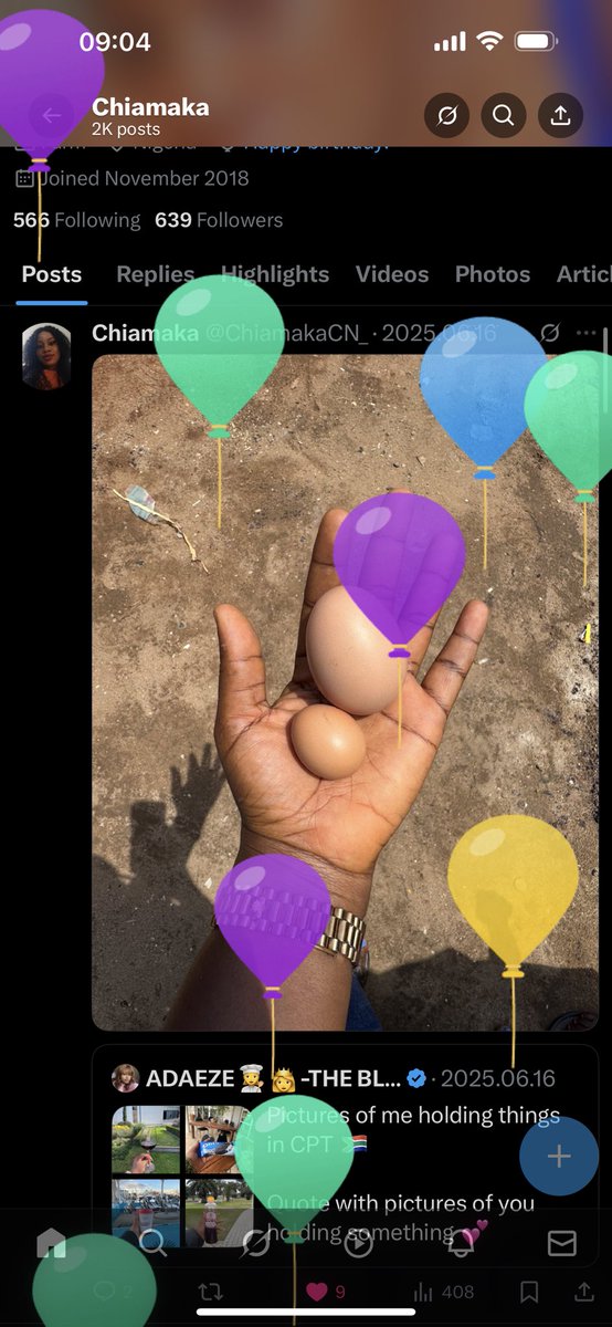Got balloons today🎂