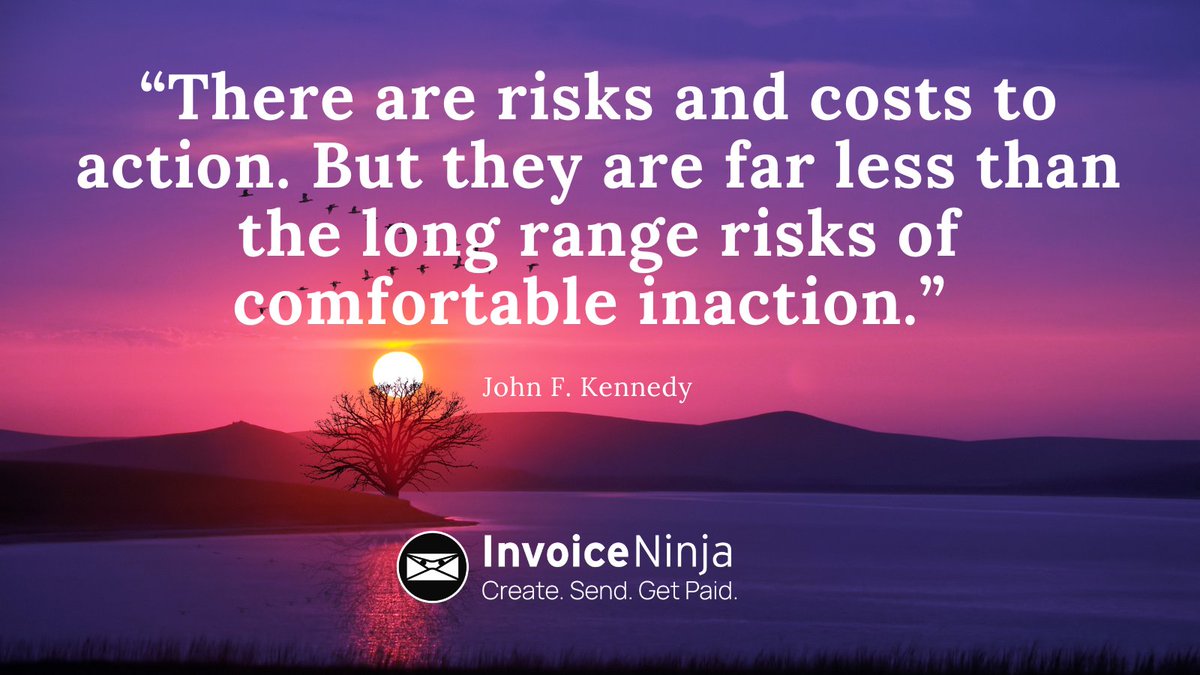 Focus on doing what you love. ❤️ We'll help with the invoicing. 🥷

#mondaymotivation #motivationmonday #InvoiceNinja #invoices