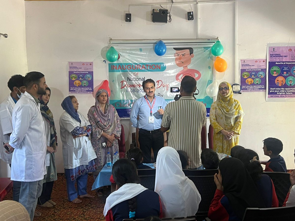 CMO Baramulla (@cmobaramulla) on Twitter photo Inaugurated National Deworming Day along with BMO Sheeri & DPM Unit at Govt HS Deewanbagh. Albendazole tablets given, hygiene awareness shared. Event also celebrated across all medical blocks covering school & out-of-school children <a href="/SyedAbidShah/">Syed Abid Rasheed Shah</a> <a href="/sakinaitoo/">Sakina Itoo</a> Inaugurated National Deworming Day along with BMO Sheeri & DPM Unit at Govt HS Deewanbagh. Albendazole tablets given, hygiene awareness shared. Event also celebrated across all medical blocks covering school & out-of-school children <a href="/SyedAbidShah/">Syed Abid Rasheed Shah</a> <a href="/sakinaitoo/">Sakina Itoo</a>