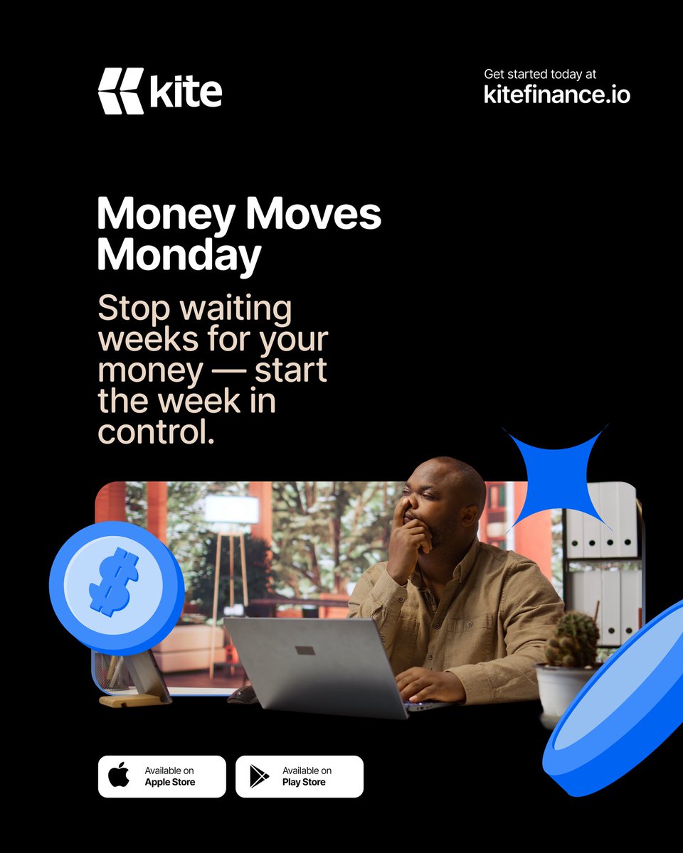 UseKitehq's tweet photo. Your work deserves instant rewards. 💼✨ 
This week, choose systems that put you in control. 
Get paid instantly with Kite - https://t.co/VMKcheBZrk 

#MondayMotivaton 
#UseKite
#BorderlessAfrica https://t.co/lwPjpKGD7h