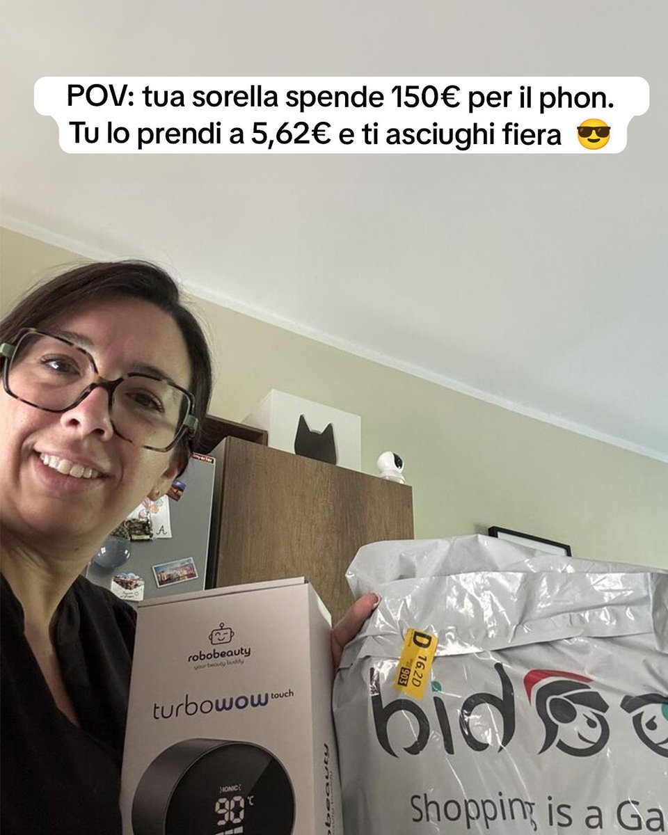 Bidoo_Italia's tweet photo. 👑nicogirl90 aspettiamo di vedere anche tua sorella in asta su #Bidoo!🎁
Complimenti per averlo vinto con sole 7 puntate✅️
#shoppingisagame https://t.co/UfOp8FbhXA